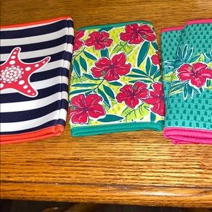 Set of four Tupperware insulated tumbler koozies